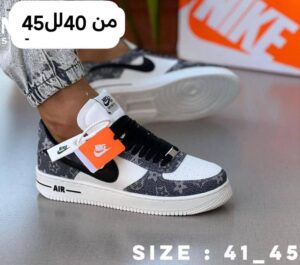 حذاء رياضي بوجه أجنبي بالكامل نعل طبي دبل