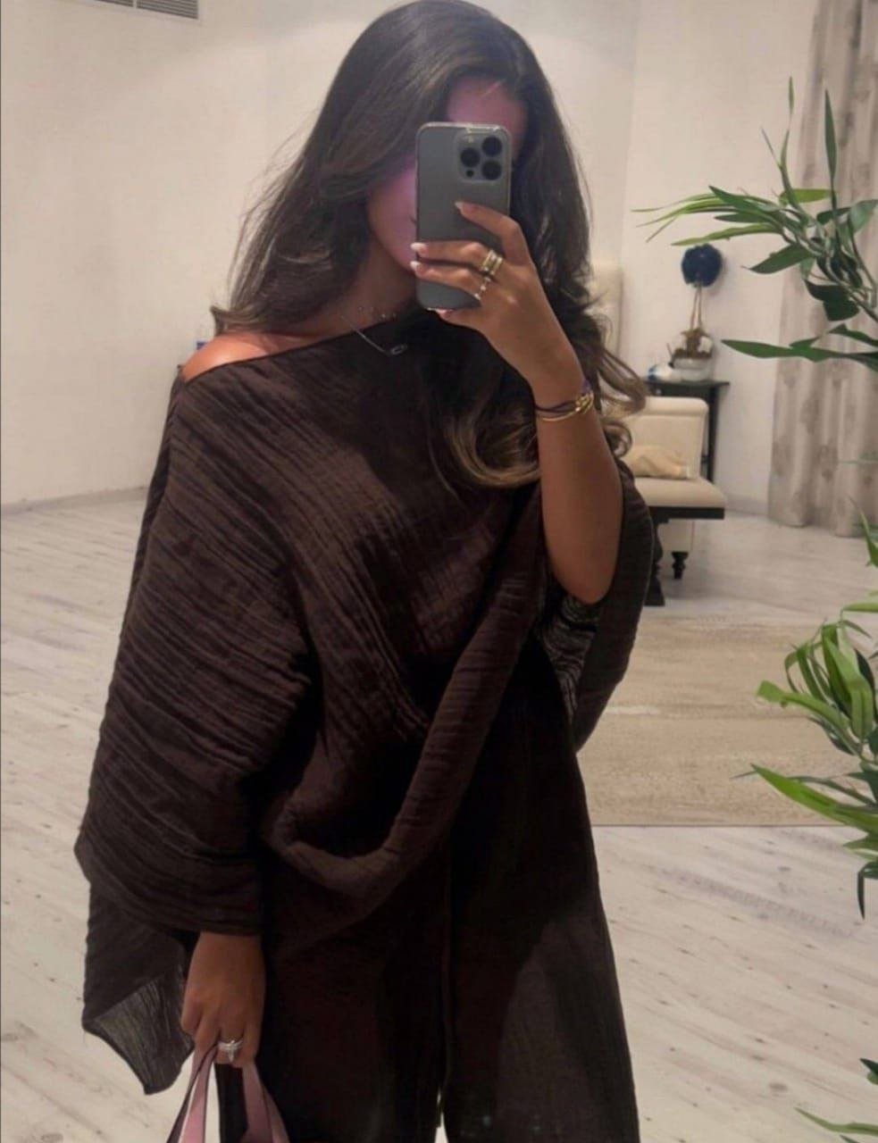 سيت سكارف قطعتين لينن تركي - الصورة 3