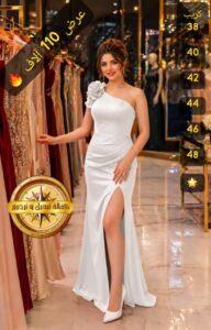 👗 فستان ابيض – تصميم انيق