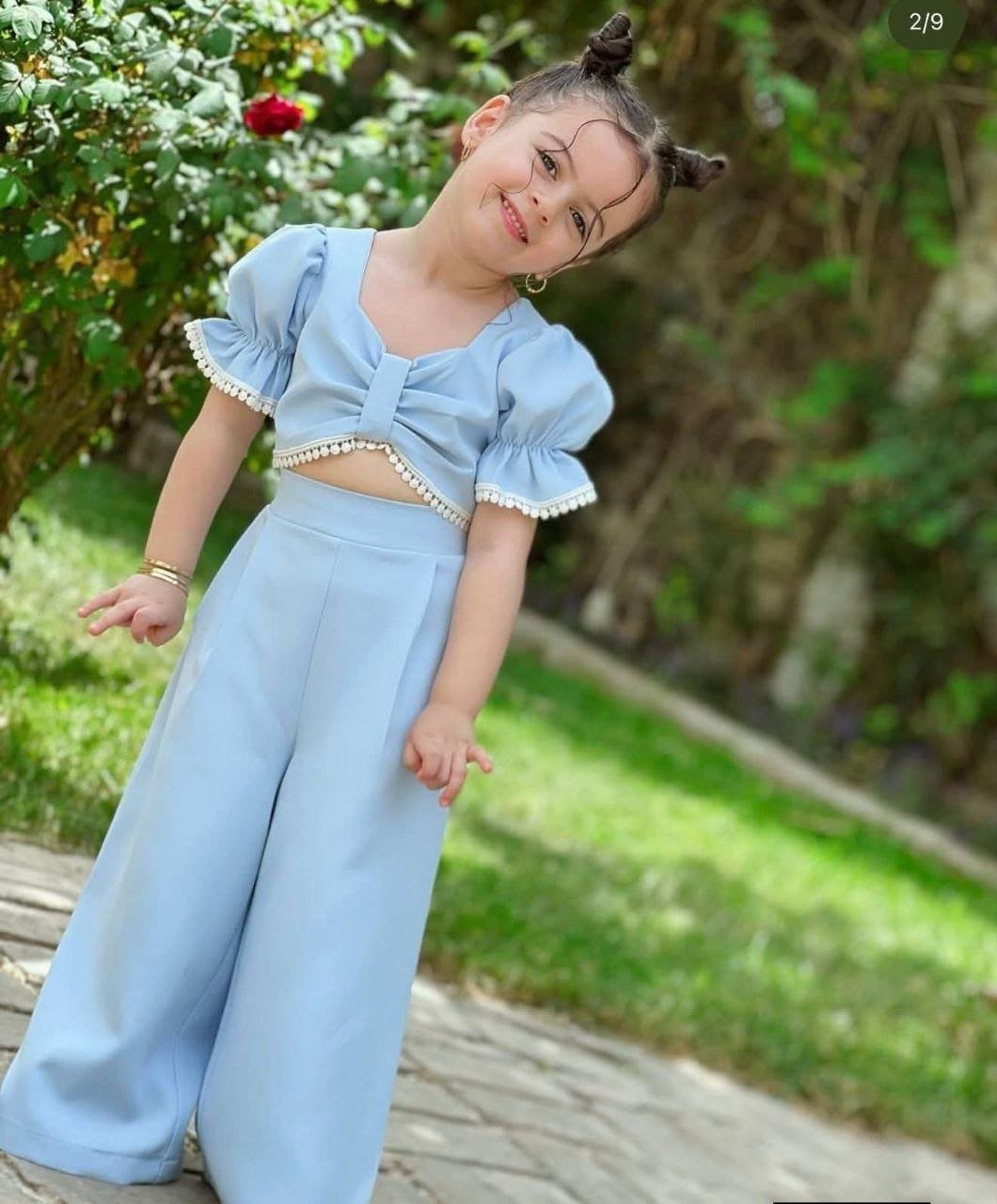 طقم بناتي سوبر باربي بلوزة & بنطال - الصورة 9