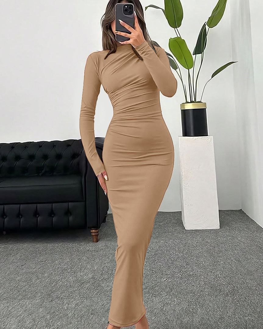 فستان يوغا قطن ليكرا أجنبي مكفول - الصورة 5